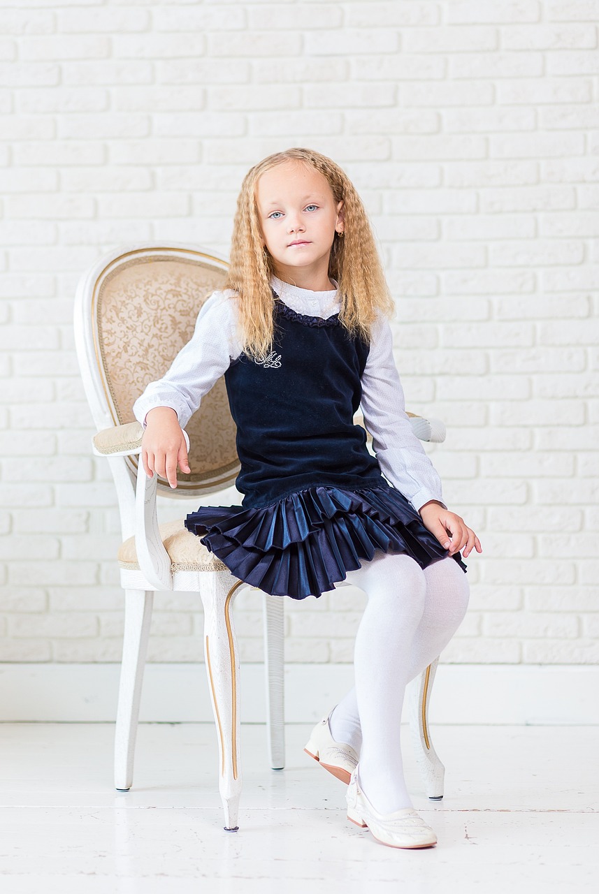 girl, young, blue eyes